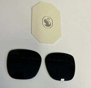 GENUINE SWAROVSKI SK6001 DARK GREY Replacement Lenses 55 mm Authentic plastic - Picture 1 of 2