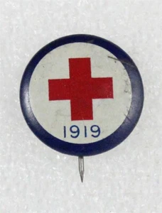 Red Cross: 1919 "Roll Call" campaign button - 21mm - Picture 1 of 1