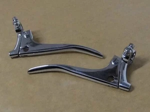 Triumph Tiger Cub BAR05L/R Clamp On Brake & Clutch Levers Without Adjusters ' - Picture 1 of 7