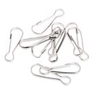 10Pcs Parrot Toy Parts Stainless Steel Hooks for Bird Snuggle Chewing Blocks