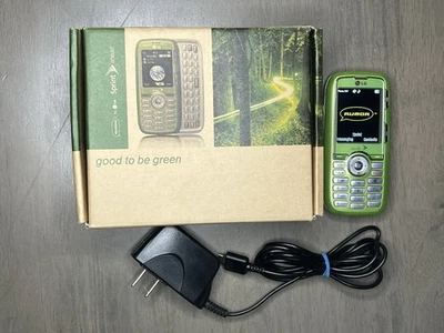 LG Rumor LX260 Green Sprint Slider QWERTY Games Tetris Pac-Man Testado Funcionando - Imagem 1 de 4