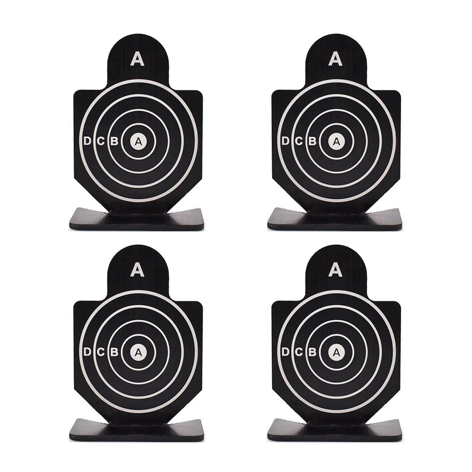 4Pcs IPSC Competitive Sports  Alloy Human Shape Targets Easy to Use F1T36931 - Image 1 of 4