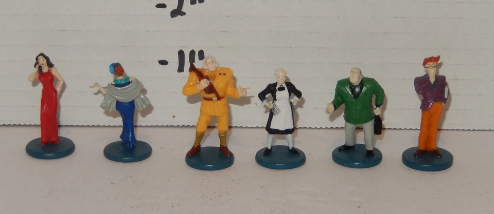 Juego de mesa Hasbro CLUE 2002 juego de repuesto de 6 peones sospechosos Foto 1 de 1