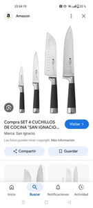 Set de 5 Cuchillos de Acero Inoxidable para Fruta Verdura Queso Pescado Carne - Imagen 1 de 1