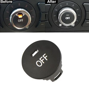 Sleek and Stylish AC OFF Button Cap for BMW E60 E61 E63 E64 5 6 Series M5 - Picture 1 of 12