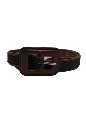 HUGO BOSS Ceinture de taille Dames Ceinture T EU 80 noir style décontracté - Photo 1/4