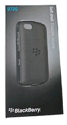 Blackberry 9720 Soft Shell Case Back Cover Black ACC-55945-001 - Black - Image 1 of 4