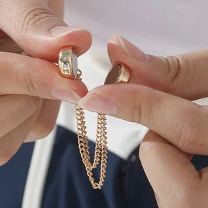 Hebilla de cadena magnética fácil de usar para ajustar la talla del dobladillo y la cintura de la camiseta - Imagen 1 de 6