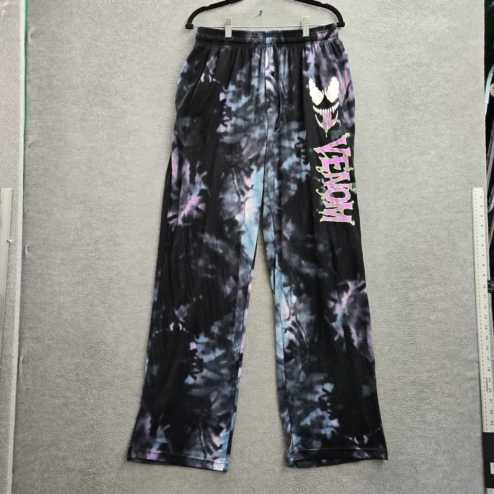 Pantalones de pijama Marvel para hombre ropa de dormir L negros gráficos logotipo de veneno Foto 1 de 4
