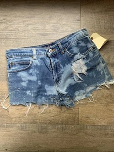Earl Jean Destroyed abgeschnittene Jeansshorts Größe 2 * Doom Patrol Kostüm Studio - Bild 1 von 5