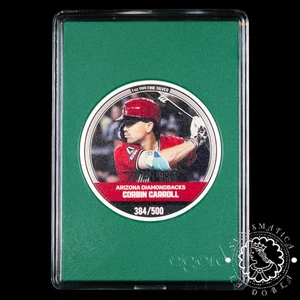 2024 - 1 Oz Plata PROOF - MLB Players - Corbin Carroll - AGORO - Imagen 1 de 2