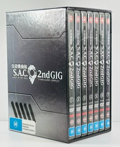 Ghost in the Shell Stand Alone Complex SAC 2nd GIG Volumes 1 - 7 DVD Box Set R4 - Picture 1 of 15