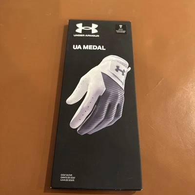Under Armour Men's Right UA Medal Golf Glove Gray/White NWT Brand New - Image 1 of 4