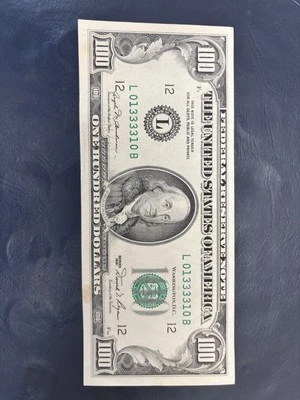 $100 Radar Note Series 1981 - Image 1 of 2