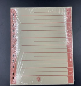 Wekre Trennblätter 1-0 weiß/rot, 100 Blatt - Bild 1 von 2