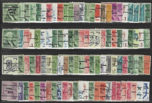 WYOMING PRECANCELS, 100 DIFFERENT TYPES - Picture 1 of 1