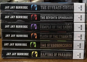 The World of Supersaurs Lot of 6 Books PB Jay Jay Burridge 1 2 3 4 5 6 - Foto 1 di 7