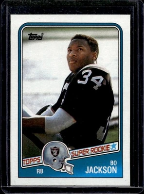 Topps Bo Jackson Rookie RC #327 Raiders 1988 Foto 1 de 2
