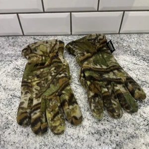 Guantes térmicos a prueba de viento de camuflaje verde oscuro camuflados talla M NUEVO caza invierno - Imagen 1 de 5