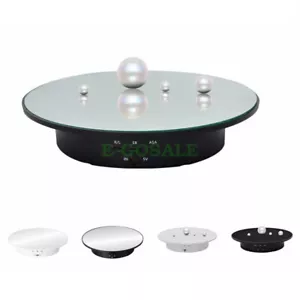360 Degree Turntable 3 Speeds Electric Rotating Display Stand Jewelry Holder - Picture 1 of 13