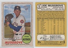 2017 Topps Heritage Real One Red Ink /68 Joe Musgrove #ROA-JM Rookie Auto RC