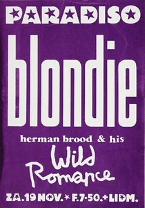 Stampa Home Wall Art - Poster concerto vintage concerto - Blondie - A4,A3,A2,A1 - Foto 1 di 1