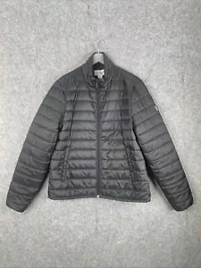 Penguin Men’s Puffer Jacket Size L Black VGC - Picture 1 of 7