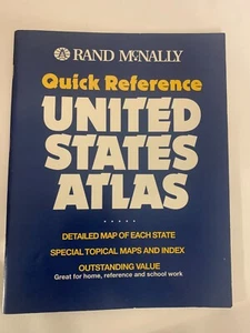 Kurzübersicht USA Atlas. Rand McNally and Company - Bild 1 von 4
