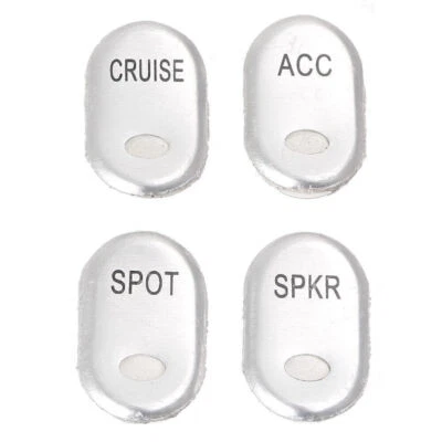 Panel de cubierta de interruptor basculante cepillado para Harley Touring FLHTCU FLHTK FLTRU cromado Foto 1 de 4