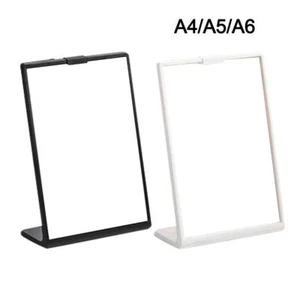 A4 A5 A6 Photo Display Frame Acrylic Panel Table Card Sign Holder - Picture 1 of 8