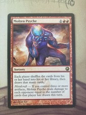 Molten Psyche Scars Of Mirrodin LP/MP* Red Damage Commander Modern ENGLISH mtg x