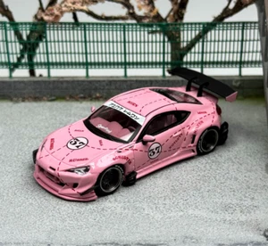TG IG 1:64 JDM Pink #23 GT 86 Pandem Racing Sports Model Diecast Metal Car BN - Picture 1 of 11