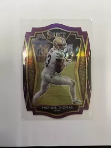 2020 Panini Select Michael Thomas Purple Prizm Premier Level DieCut #135 - Bild 1 von 2