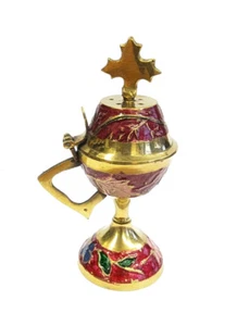 Кадильница бронзовая, Греция / Christian-orthodoxe griechisch Weihrauchfass - Bild 1 von 2