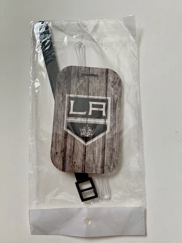 Los Angeles Kings Heavy Duty Faux Wood Look Travel Luggage Bag ID Tag Cover
