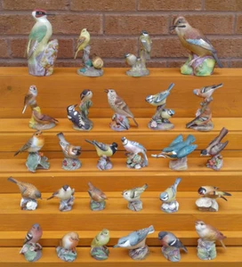ROYAL WORCESTER - SELECTION OF FINE BONE CHINA BIRD FIGURINES. - Picture 1 of 224
