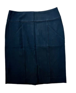 Banana Republic schwarz Bleistift gerade Ponte Strickrock der Woche Gr. 4 - Bild 1 von 10