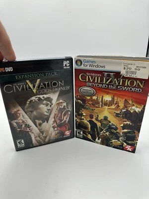 Sid Meier's Civilization IV: Beyond The Sword & V: Gods & Kings PC Game Bundle - Image 1 of 4