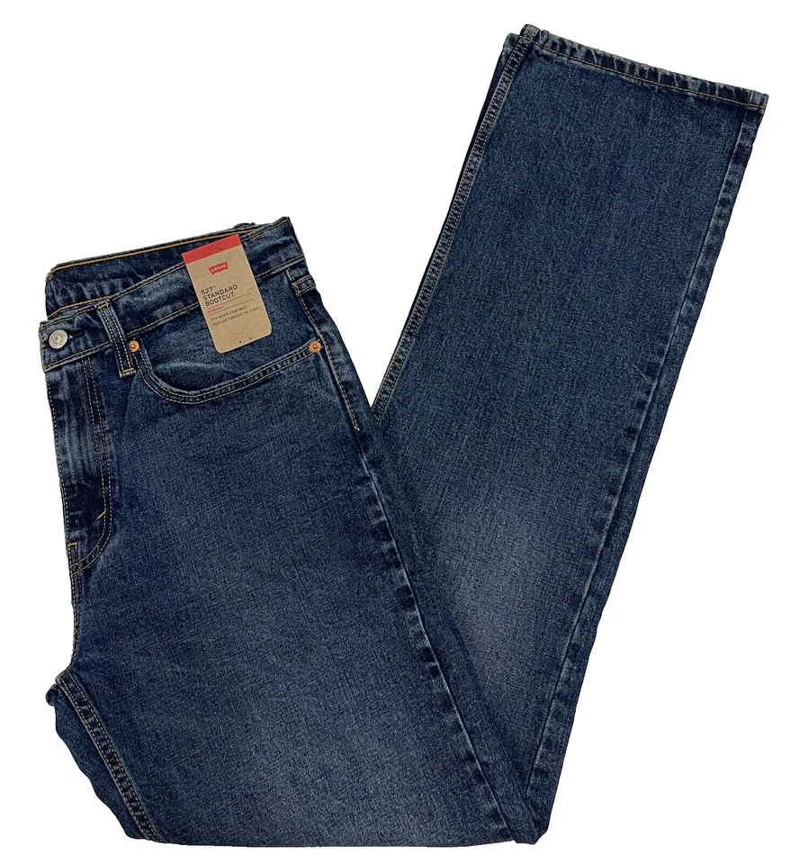 Levi's Strauss 527 Slim Bootcut Medium Blue Stretch Denim Jeans Mens 30x32