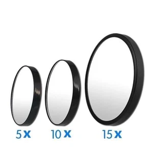 5x or 10x or 12x Magnifying Make Up Eyebrow Mirror With Suction Cups Travel - Picture 1 of 13