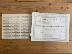 RARISSIME = Musée MOMBUR, Echantillon CH. CRABBE (H1) - Foto 1 di 1