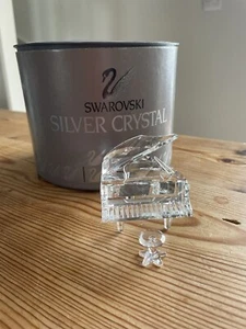 Swarovski Crystal Grand Piano & Stool w Box COA 174506 - Picture 1 of 5