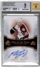 2007-08 Paul Stastny SP Authentic Sign of the Times #STPS Avalanche BGS 9