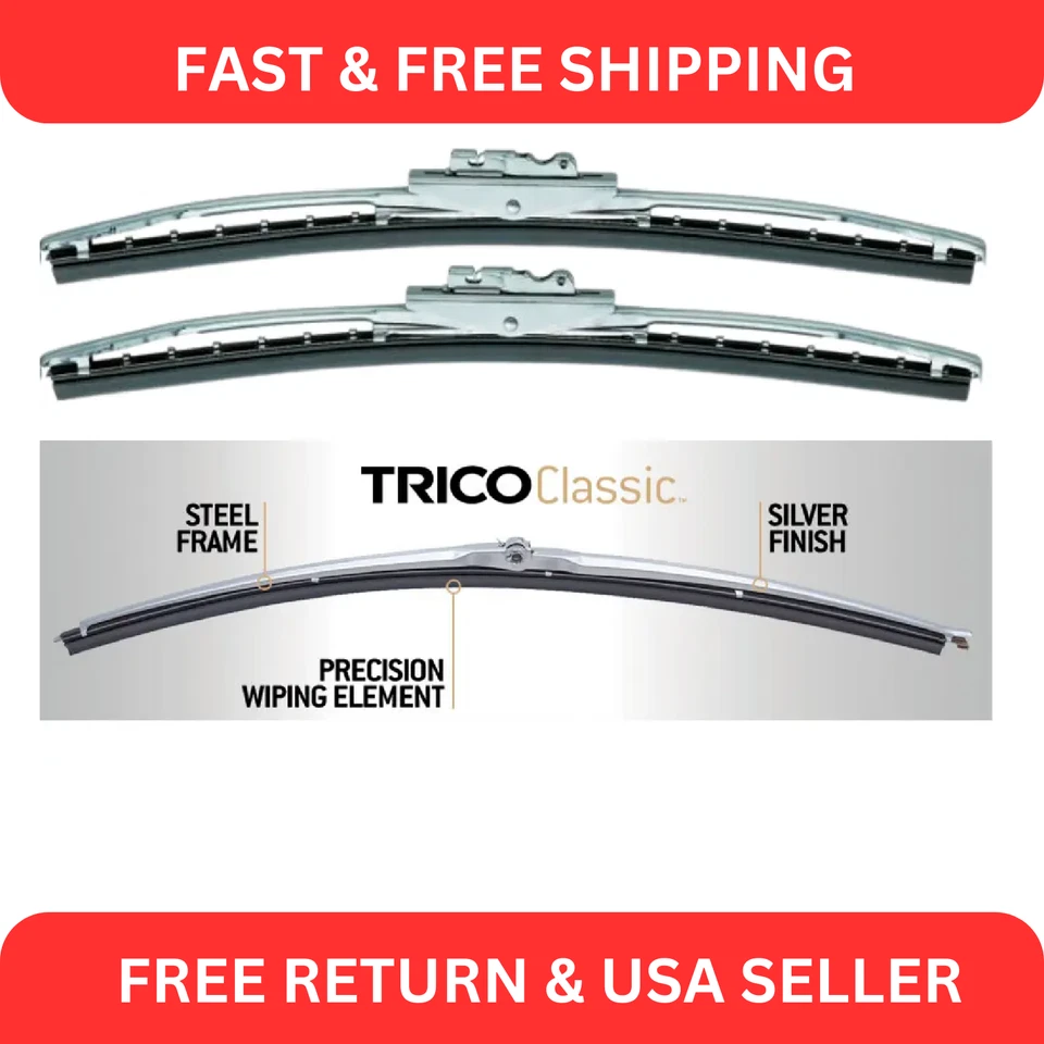 Limpadores Trico Classic 15" para 1961-1979 Ford Pickup F100 F150 F250 F350 - Imagem 1 de 4