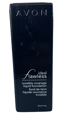 Avon Liquid Foundation Rich Espresso Ideal Flawless Invisible Coverage 1oz Z307 - Image 1 of 4