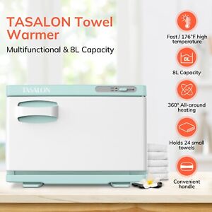 TASALON 8L Professional Hot Towel Warmer Cabinet, Use for Spa & Salon Bathroom
