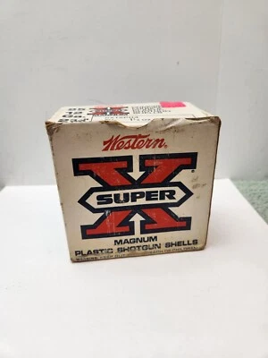Western Super X Magnum plastic shotgun shell box empty Vintage - Image 1 of 4
