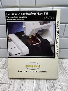 New Baby Lock Ellageo Continuous Embroidery Hoop Kit ESG-BK Fits ESG ESG2 ESG3 - Picture 1 of 7