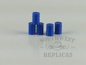 SW Replicas Escala HO 270-2002: TAMBORES DE ACEITE DE 55 GALONES - AZUL - Juego de 5 - NUEVO - Imagen 1 de 2