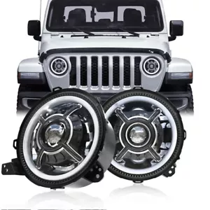 9" Zoll LED Scheinwerfer DRL für Jeep Wrangler JL Rubicon Gladiator JT 2018-2023 - Bild 1 von 15